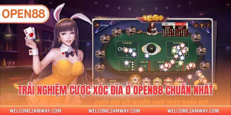 Trải nghiệm cược xóc đĩa  ở OPEN88 chuẩn nhất